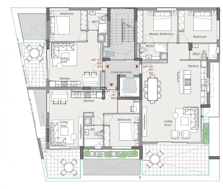 2 Bedroom Apartment for Sale in Strovolos – Acropolis, Nicosia District