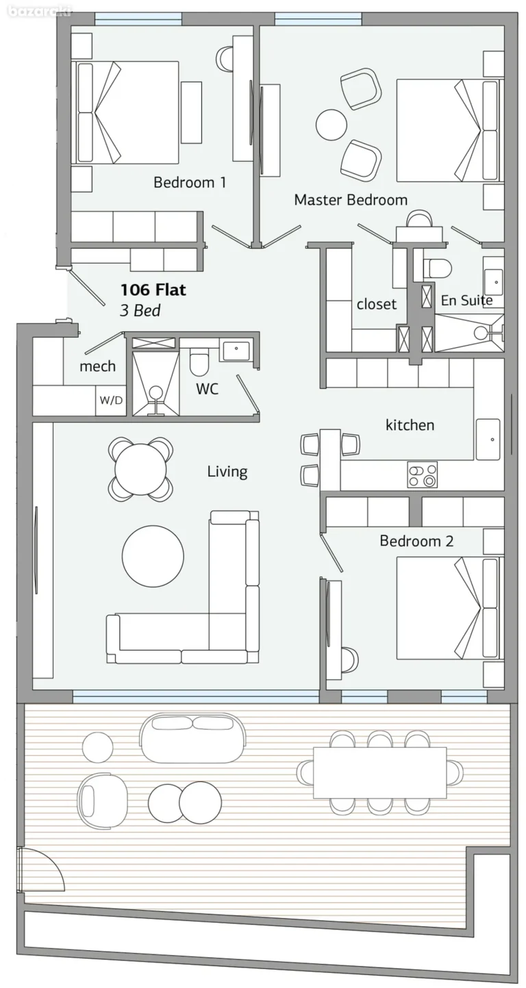 3 Bedroom Apartment for Sale in Germasogeia, Limassol District