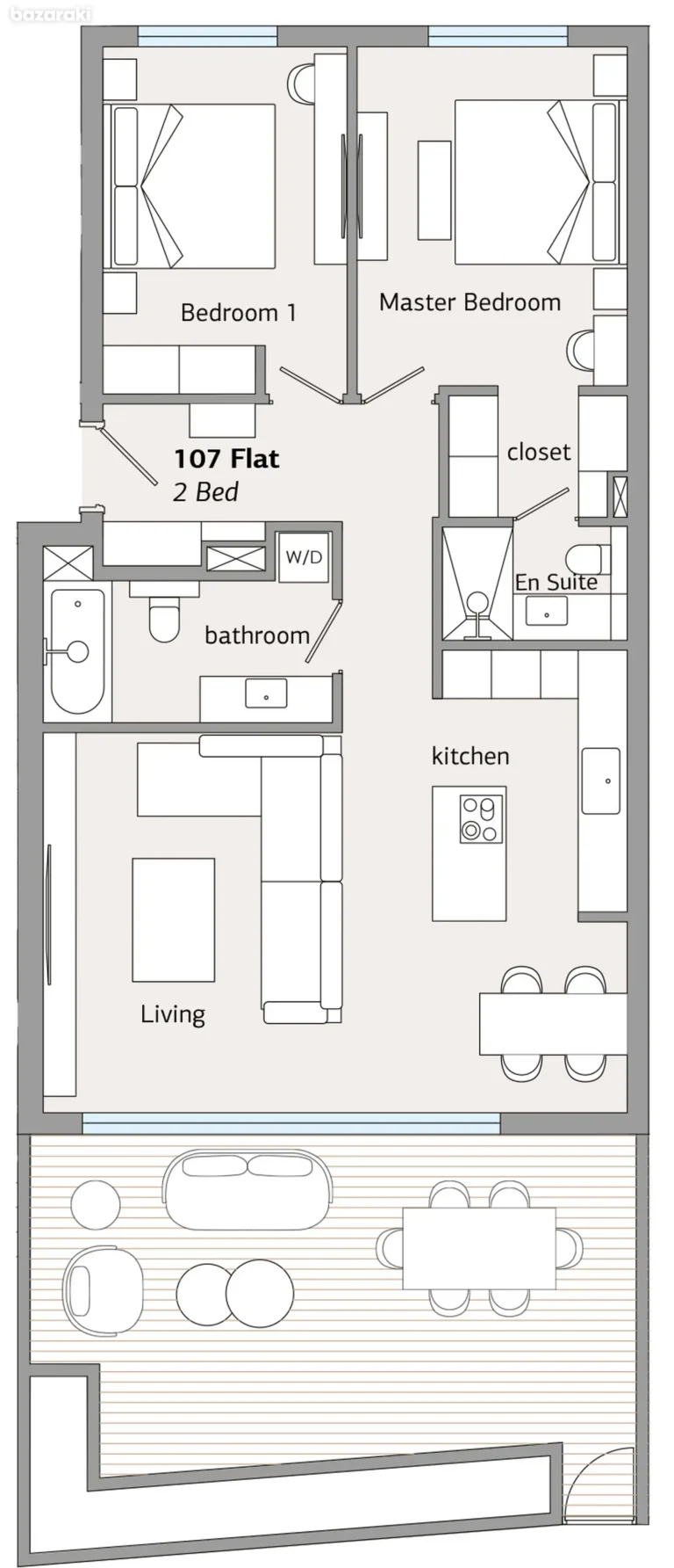 2 Bedroom Apartment for Sale in Germasogeia, Limassol District