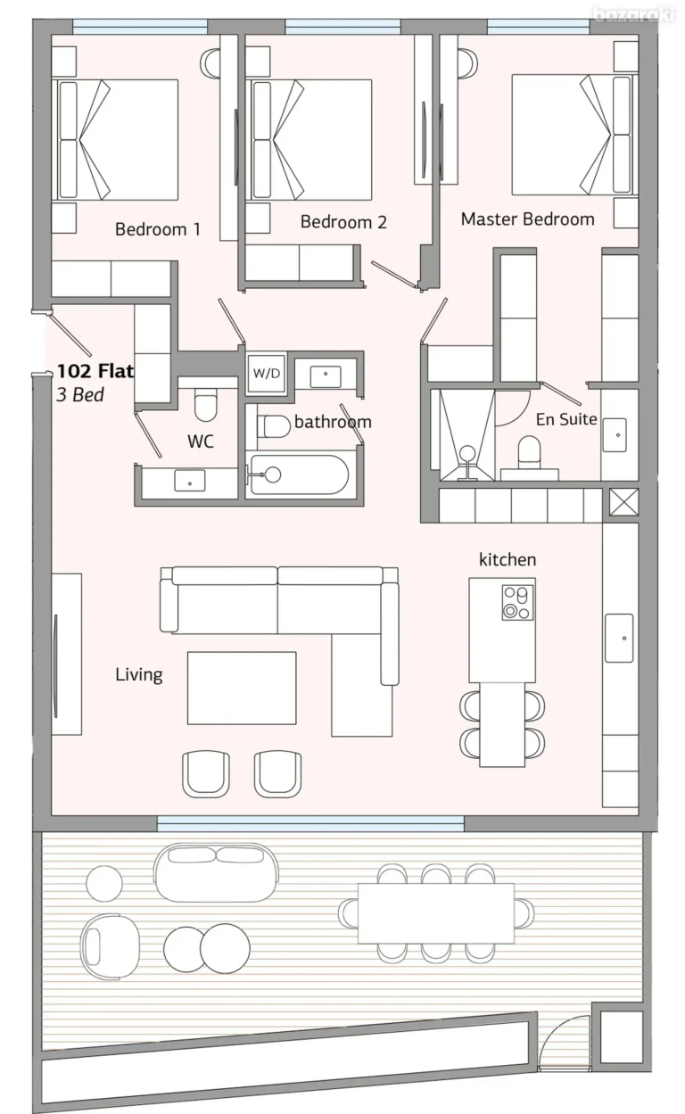 3 Bedroom Apartment for Sale in Germasogeia, Limassol District