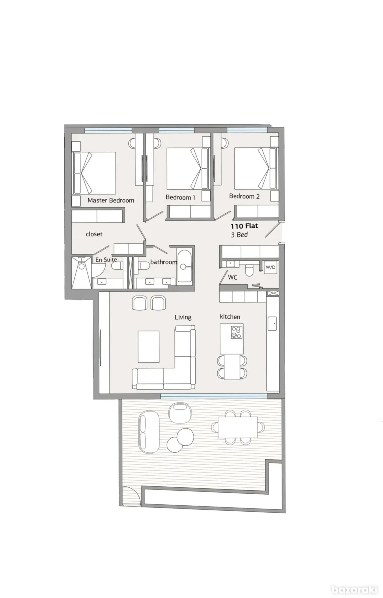 3 Bedroom Apartment for Sale in Germasogeia, Limassol District