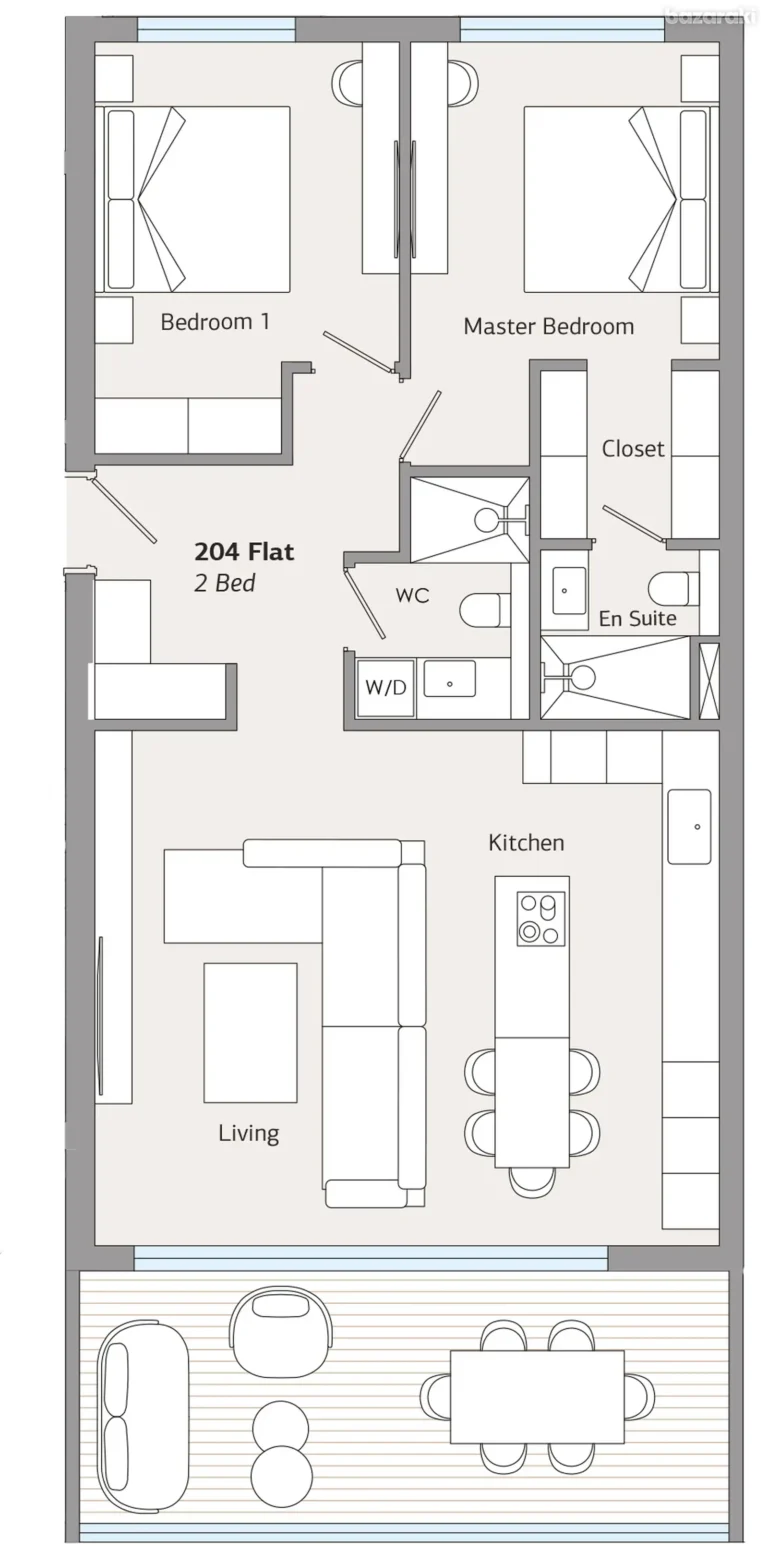 2 Bedroom Apartment for Sale in Germasogeia, Limassol District