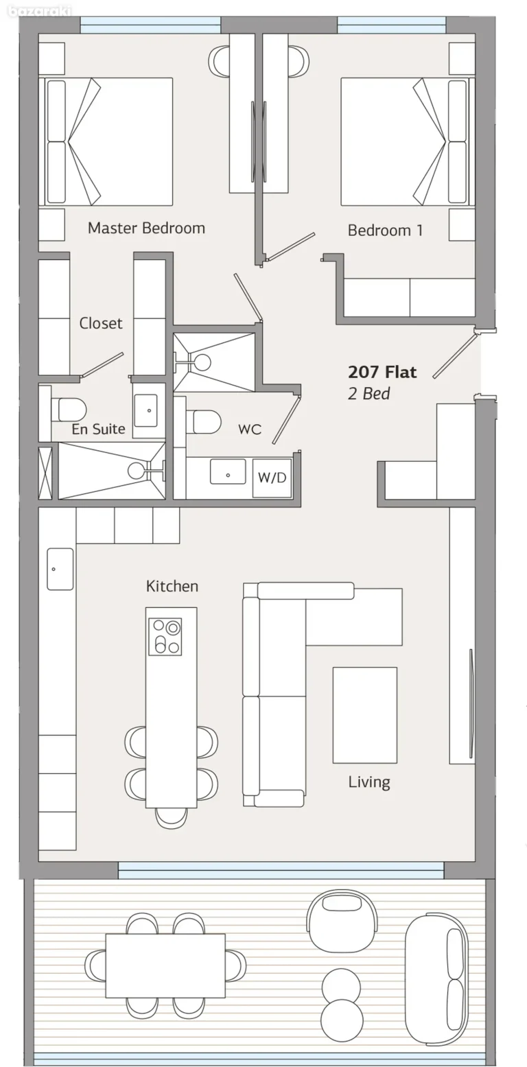 2 Bedroom Apartment for Sale in Germasogeia, Limassol District