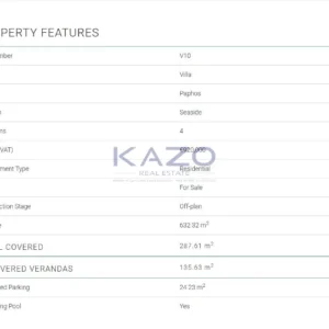 4 Bedroom House for Sale in Geroskipou, Paphos District