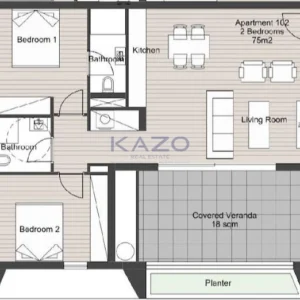 2 Bedroom Apartment for Sale in Limassol – Zakaki