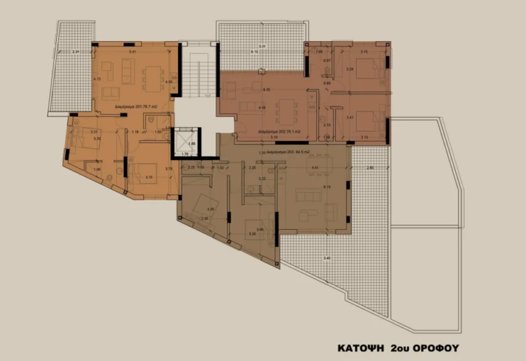 Average Price for 2 Bedroom Apartment in Nicosia