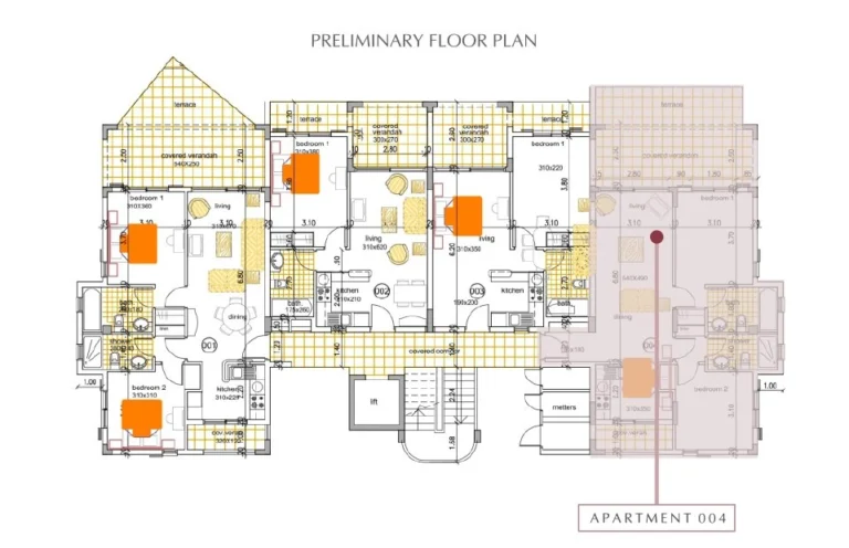 Average Price for 2 Bedroom Apartment in Paphos