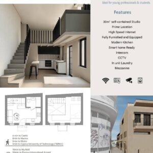 1 Bedroom Apartment for Rent in Limassol – Agios Antonios