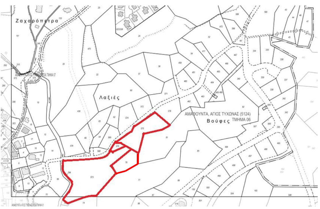 10,916m² Plot for Sale in Agios Tychonas, Limassol District