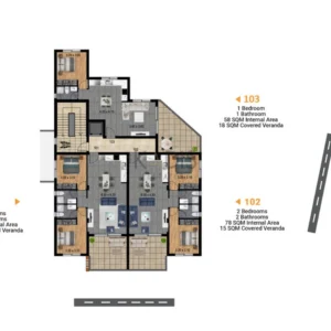 2 Bedroom Apartment for Sale in Parekklisia, Limassol District