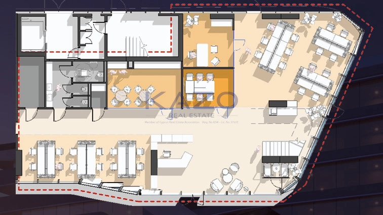 451m² Office for Rent in Limassol – Agios Athanasios
