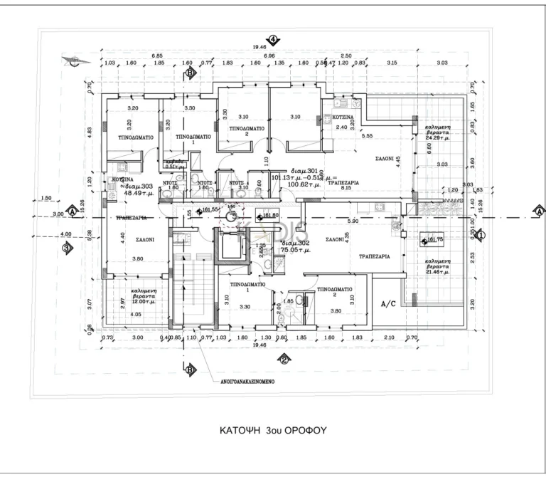 Average Price for 3 Bedroom Apartment in Nicosia