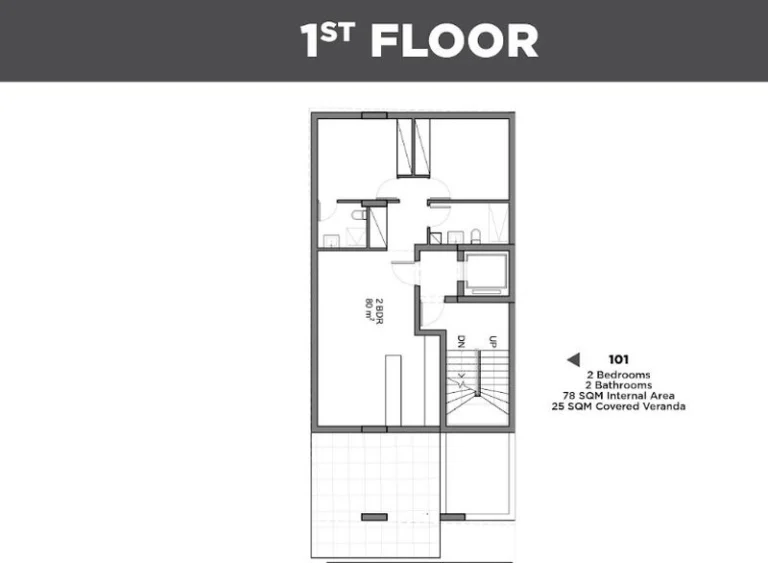 Average Price for 2 Bedroom Apartment in Larnaca
