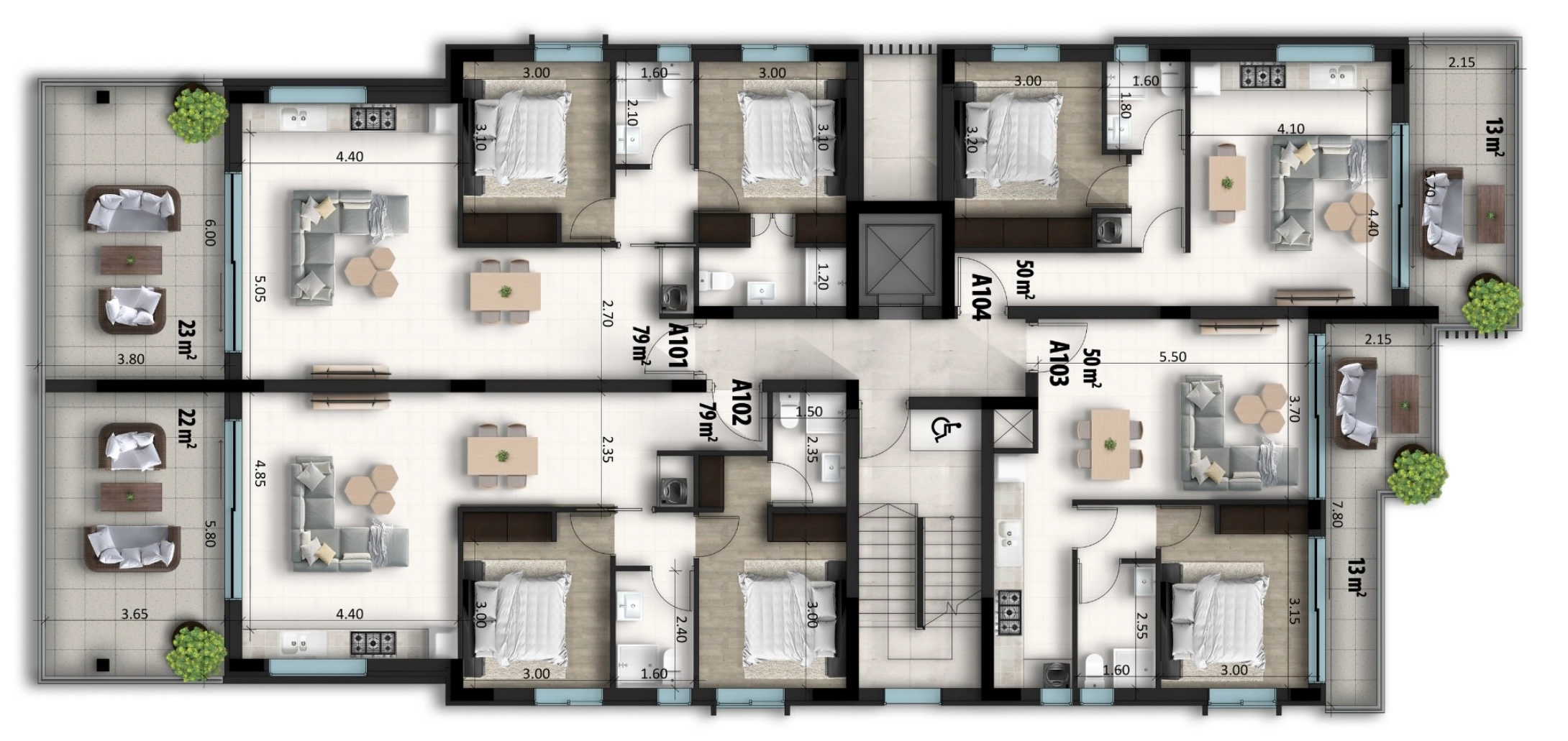 1 Bedroom Apartment for Sale