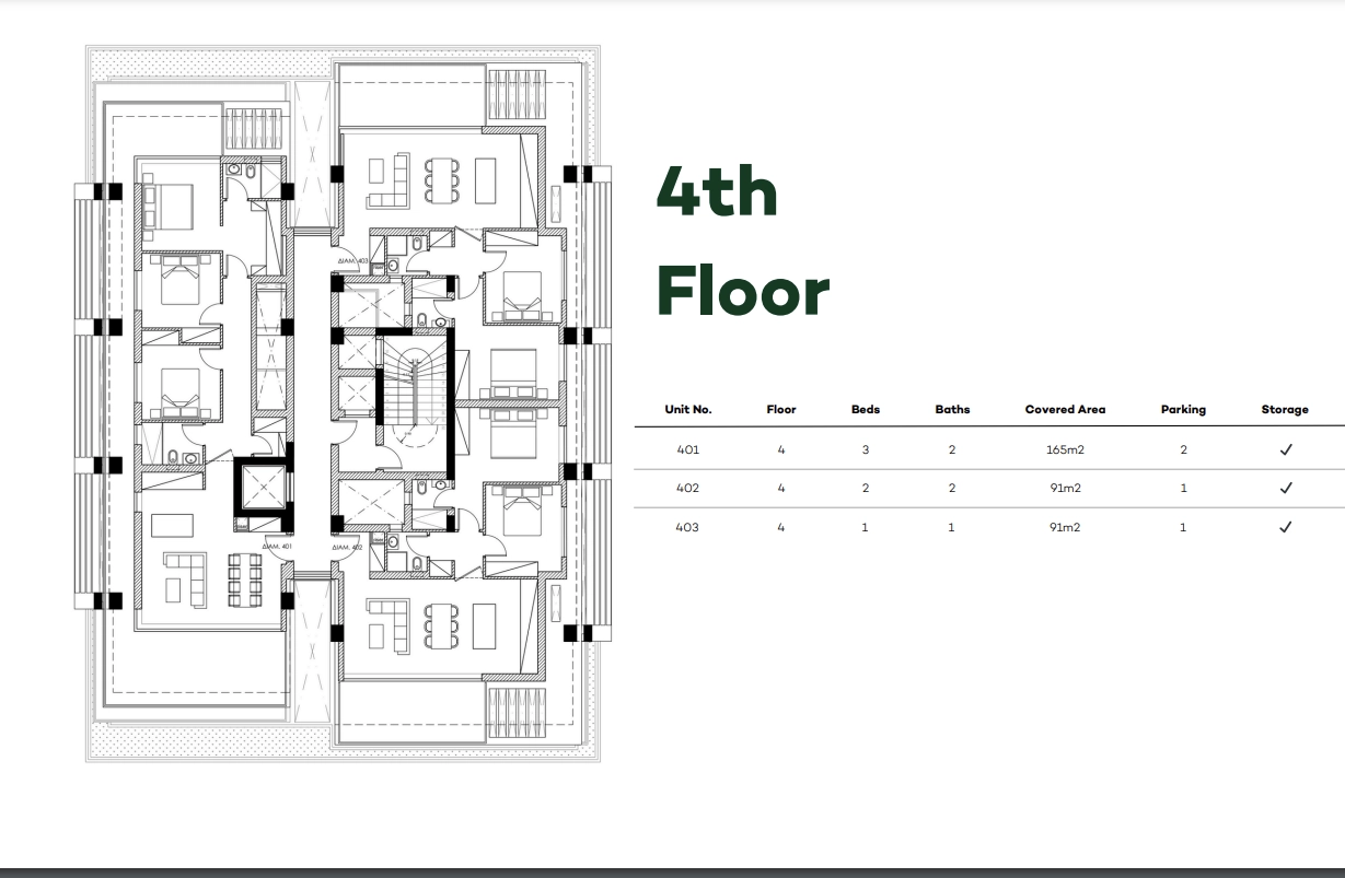 4 Bedroom Apartment for Sale