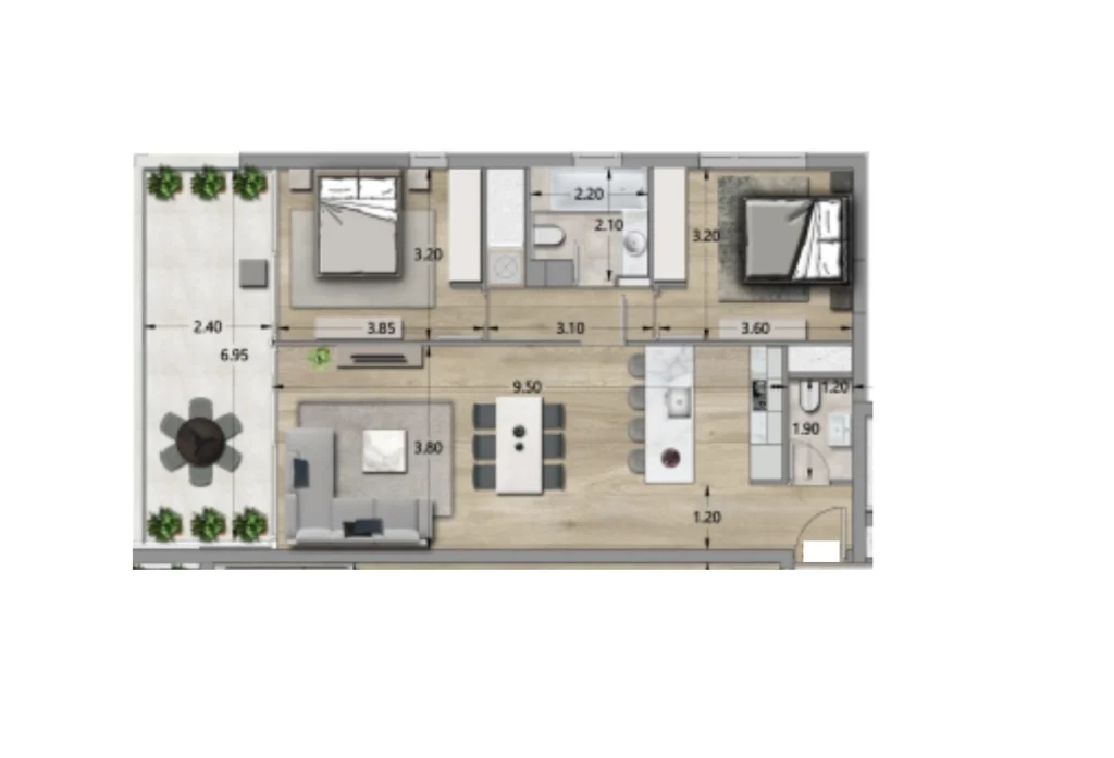2 Bedroom Apartment for Sale in Limassol District