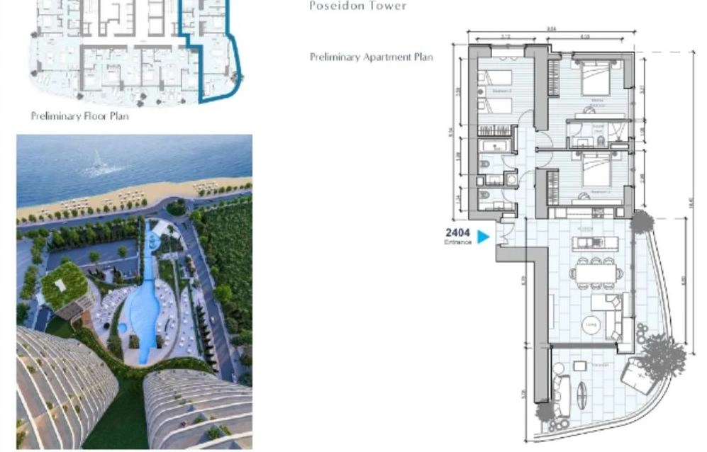 3 Bedroom Apartment for Sale in Limassol – Tsiflikoudia