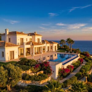 Luxury villa for sale in Cyprus with private pool and Mediterranean sea view