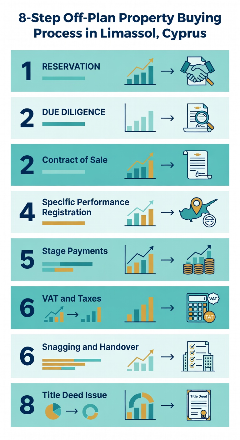 8-step off-plan property buying process in Limassol Cyprus