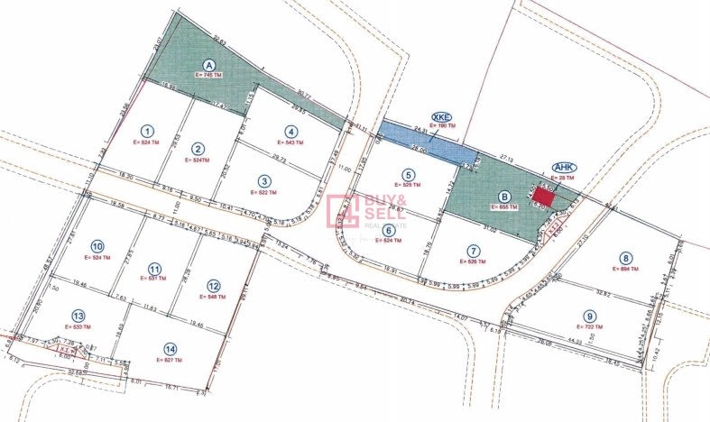 524m² Plot for Sale