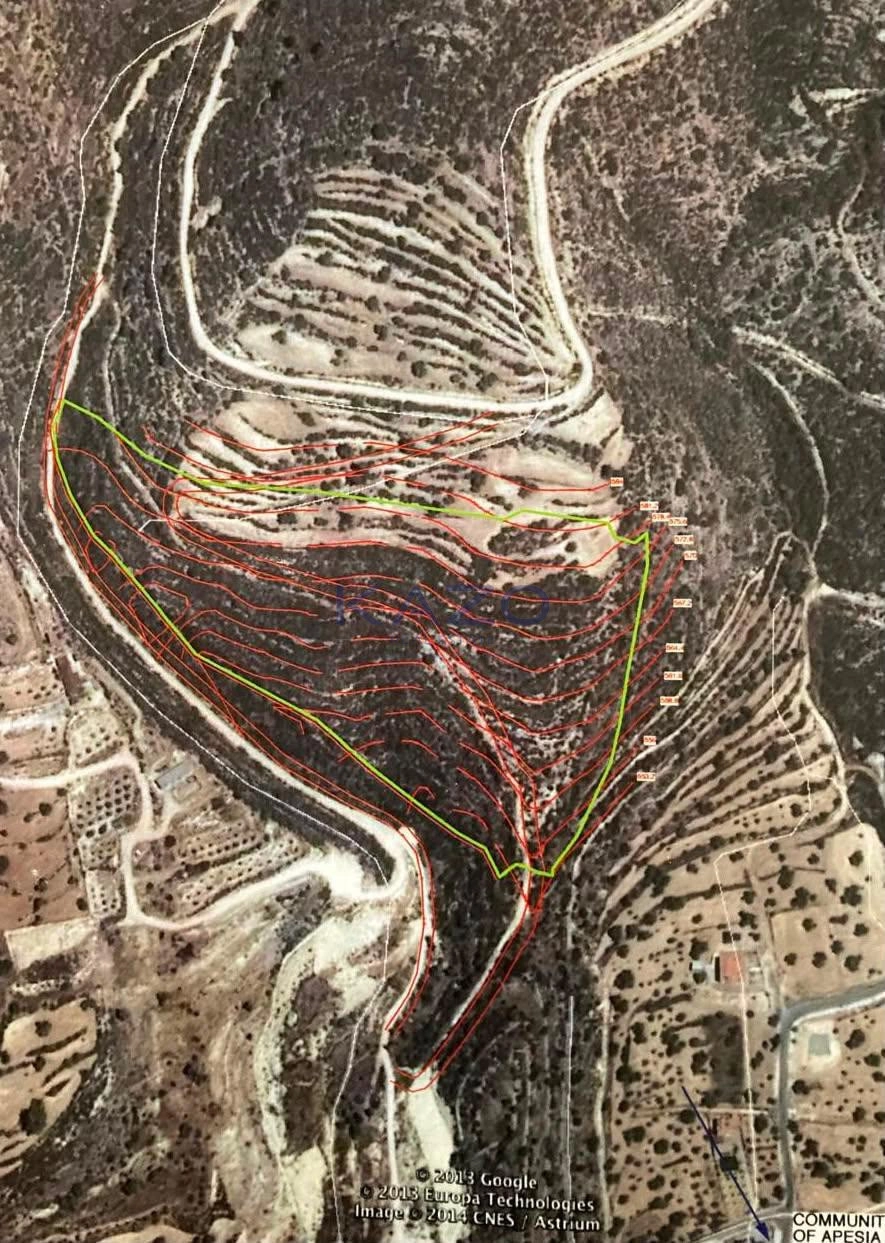36,996m² Plot for Sale in Apesia, Limassol District