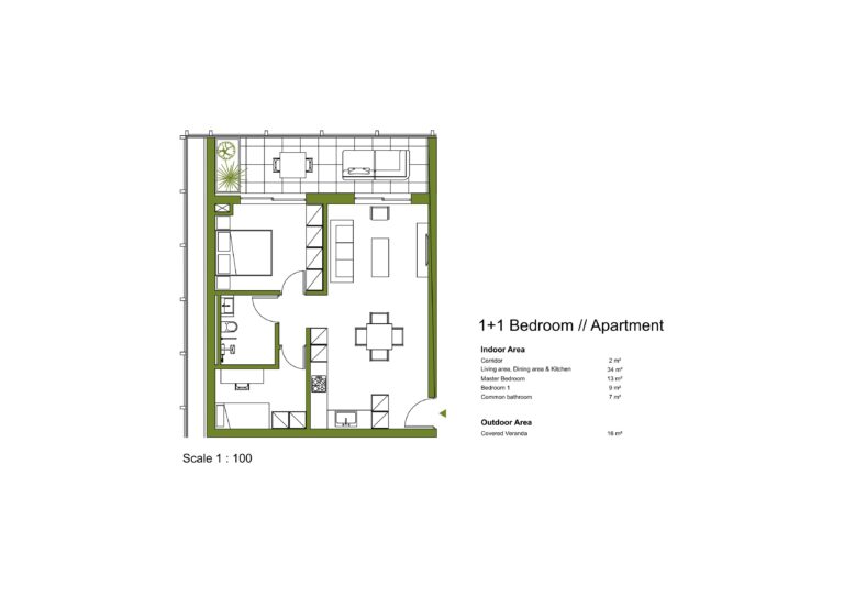 2 Bedroom Apartment for Sale in Limassol – Agios Athanasios