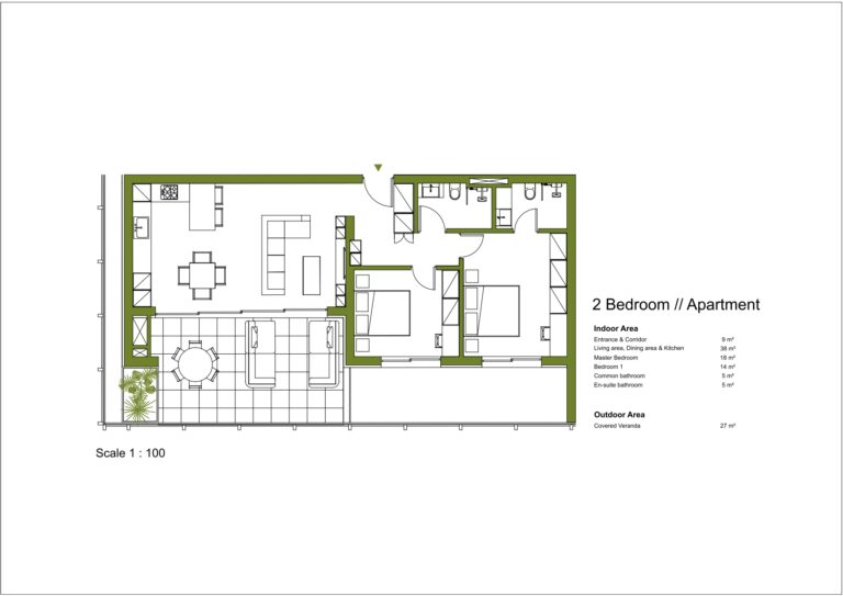 2 Bedroom Apartment for Sale in Limassol – Agios Athanasios