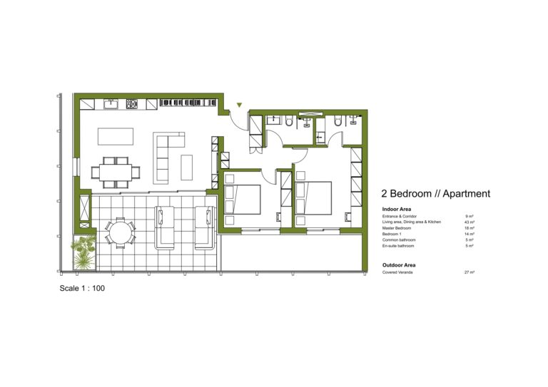 2 Bedroom Apartment for Sale in Limassol – Agios Athanasios