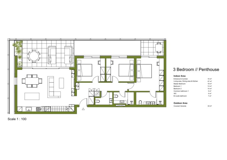 3 Bedroom Apartment for Sale in Limassol – Agios Athanasios