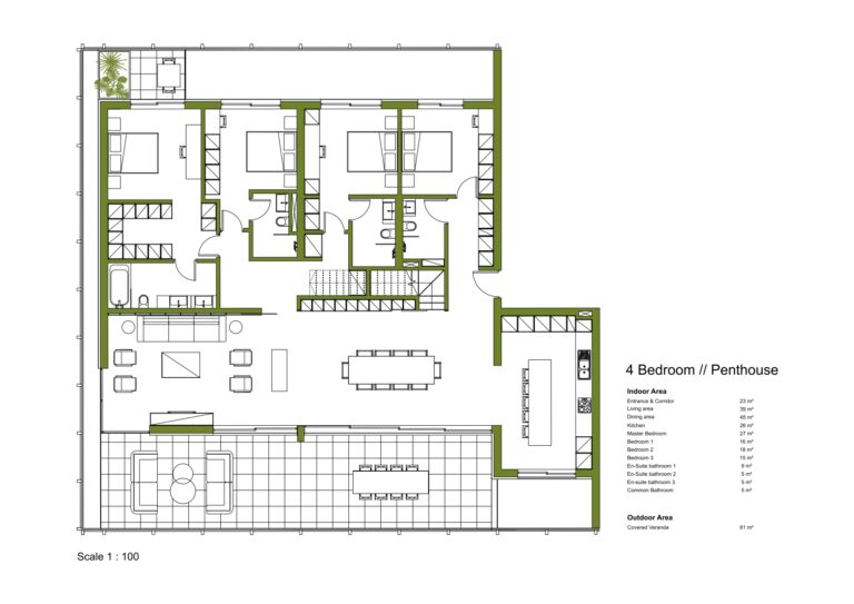 4 Bedroom Apartment for Sale in Limassol – Agios Athanasios
