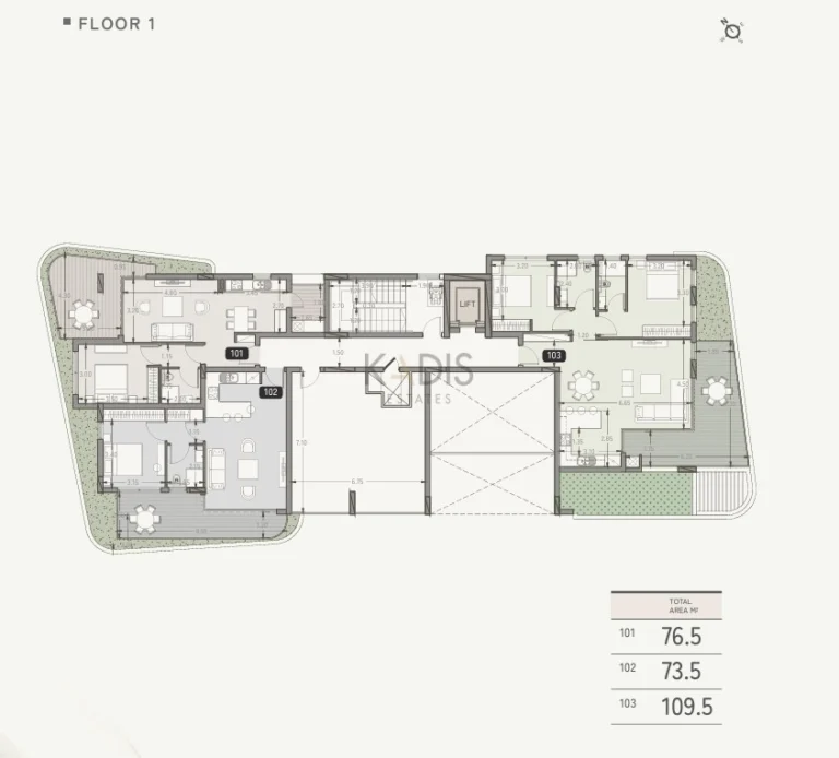 Average Price for 3 Bedroom Apartment in Limassol