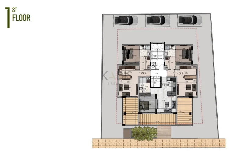 Average Price for 2 Bedroom Apartment in Cyprus