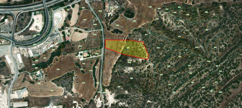 9,840m² Plot for Sale in Moni, Limassol District