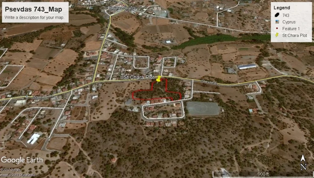 9,996m² Plot for Sale in Psevdas, Larnaca District