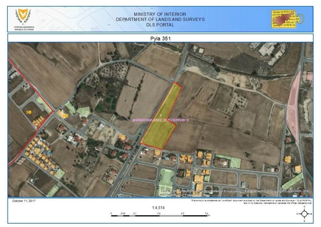 12,487m² Plot for Sale in Pyla, Larnaca District