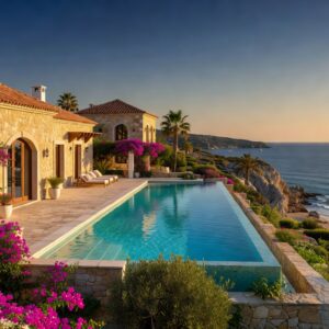 Luxury villa with pool for rent in Paphos, Cyprus