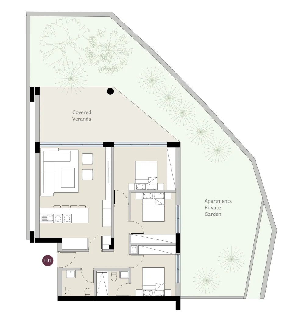3 Bedroom Apartment for Rent in Germasogeia, Limassol District