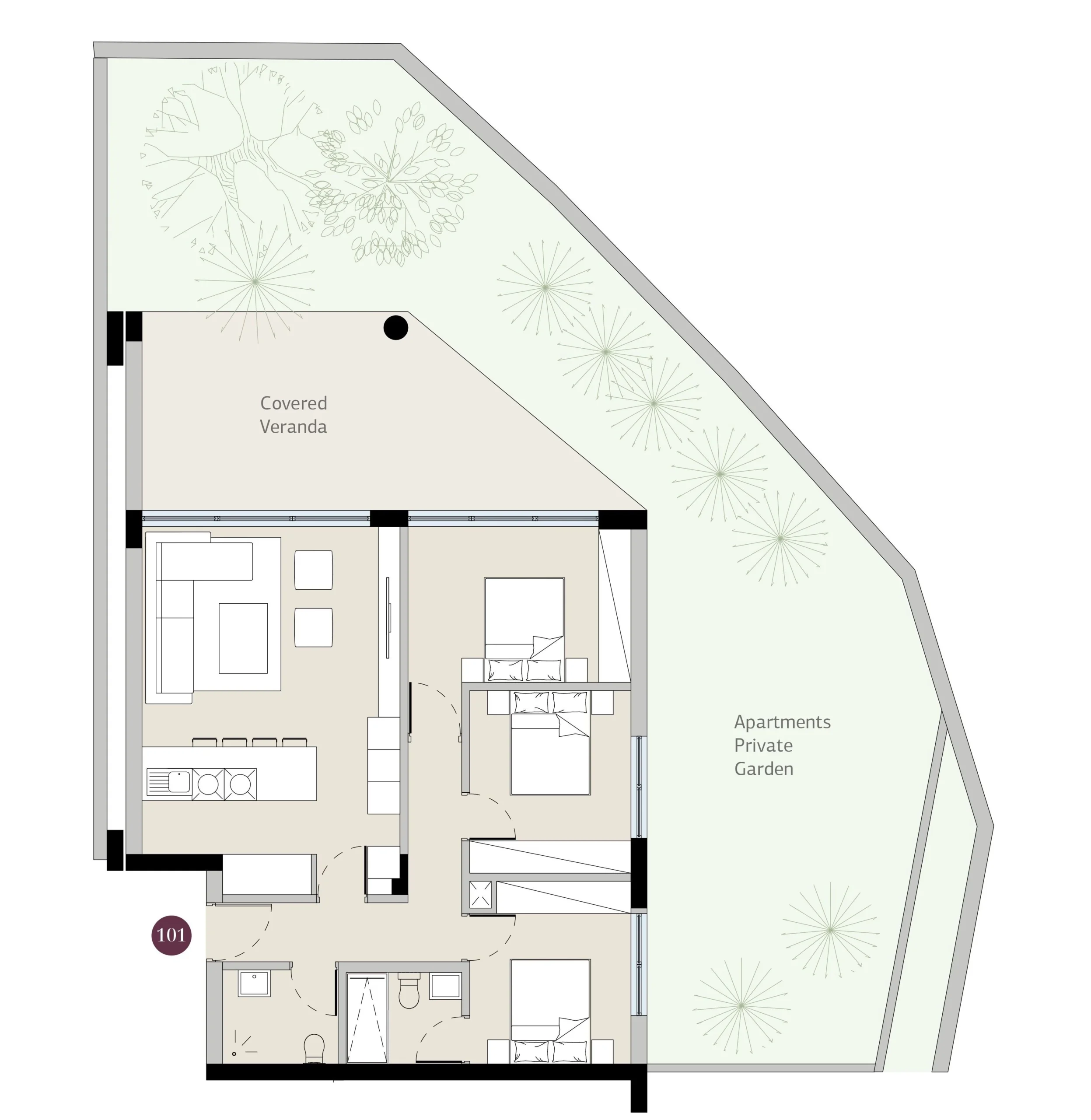 3 Bedroom Apartment for Rent in Germasogeia, Limassol District