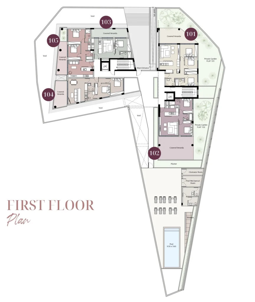 2 Bedroom Apartment for Rent in Germasogeia, Limassol District
