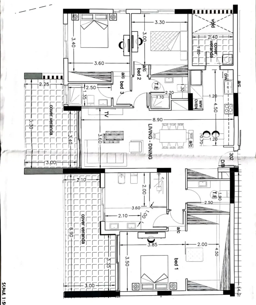 3 Bedroom Apartment for Sale in Limassol – Linopetra