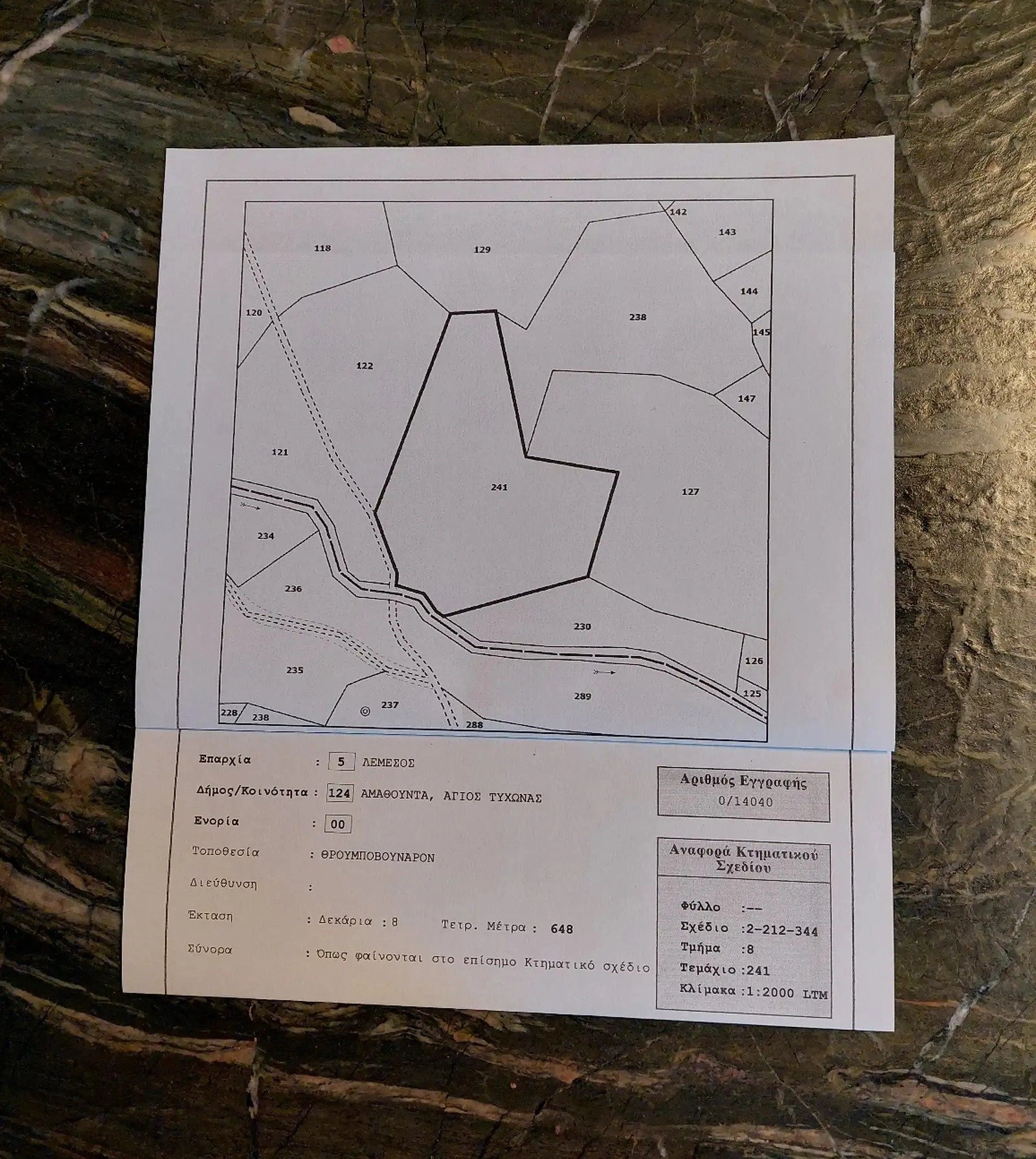 8,648m² Plot for Sale in Agios Tychonas, Limassol District