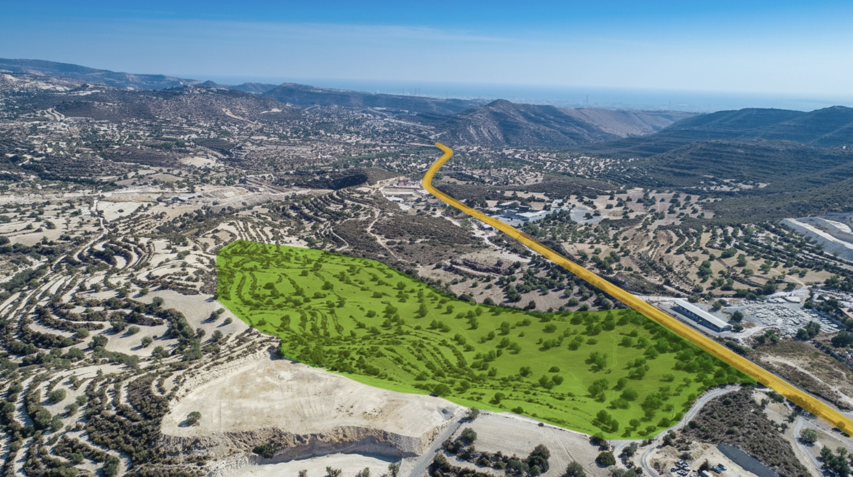 77,347m² Plot for Sale in Paramytha, Limassol District