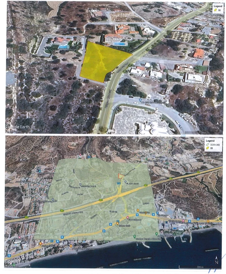 2,941m² Plot for Sale in Agios Tychonas, Limassol District