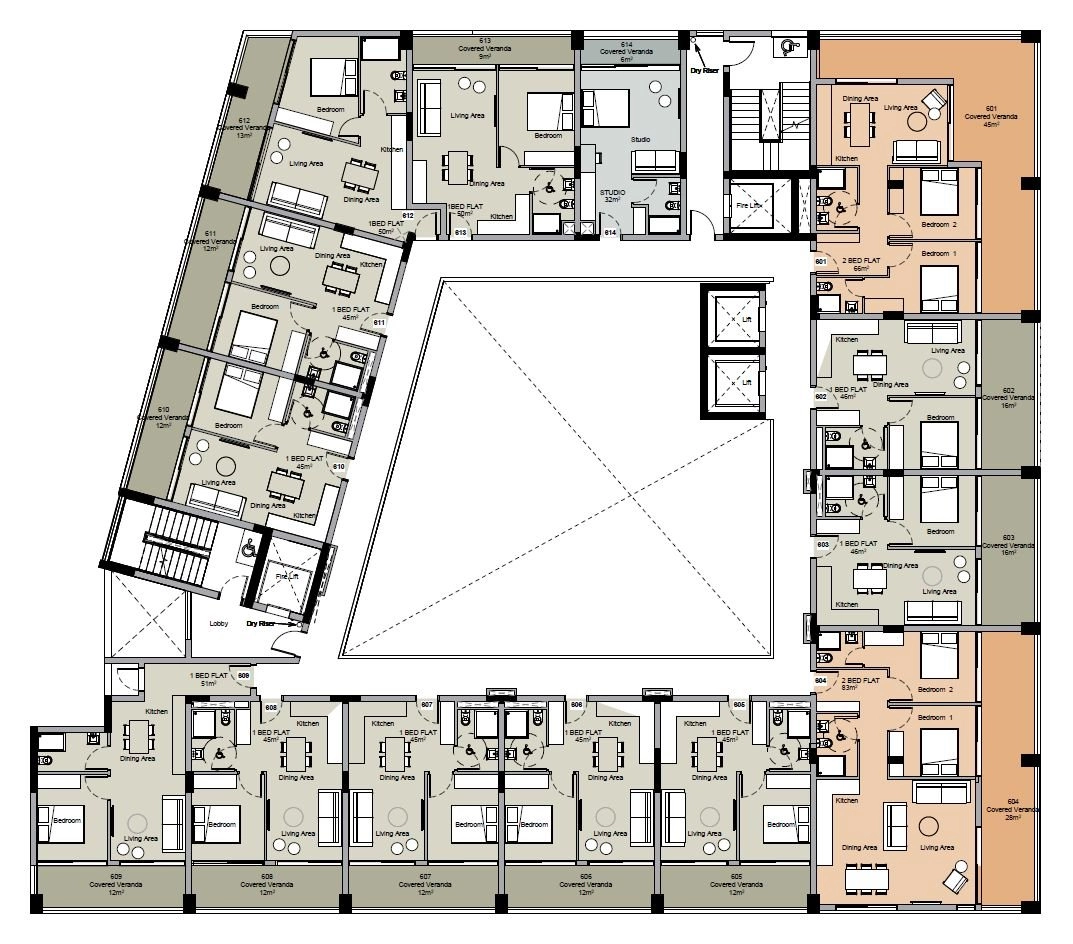 1 Bedroom Apartment for Sale in Limassol – Tsiflikoudia