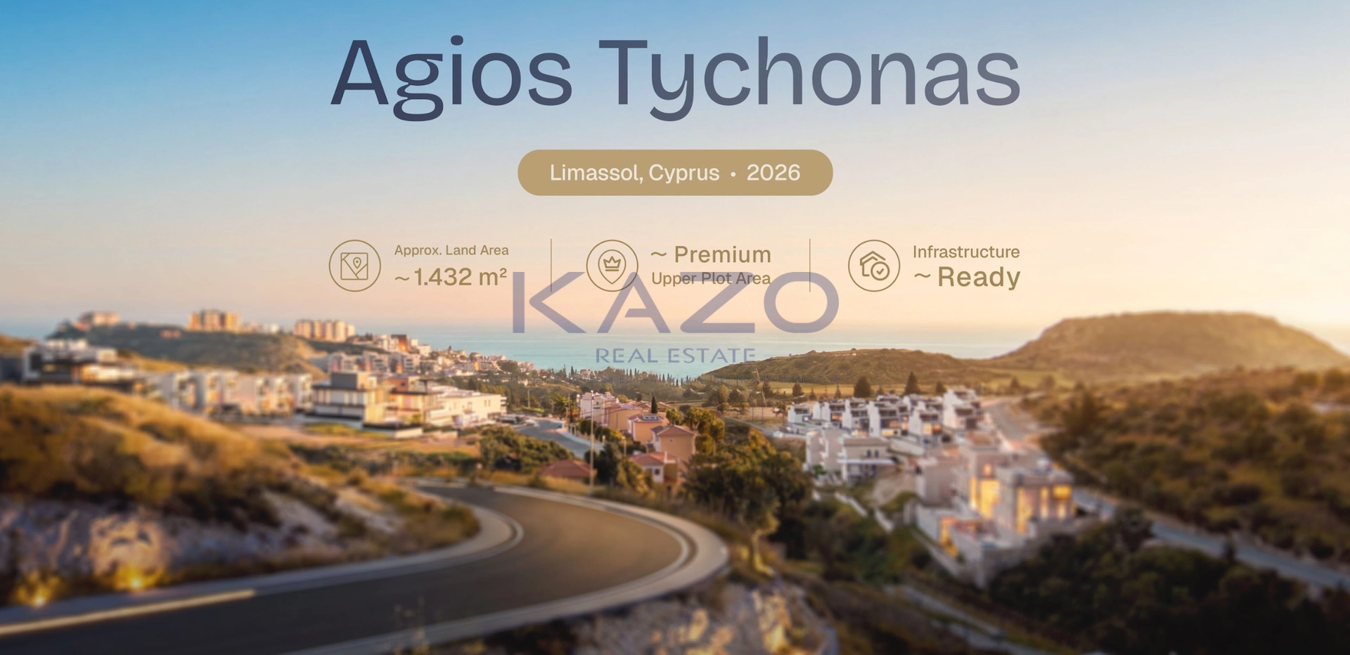 1,432m² Plot for Sale in Agios Tychonas, Limassol District