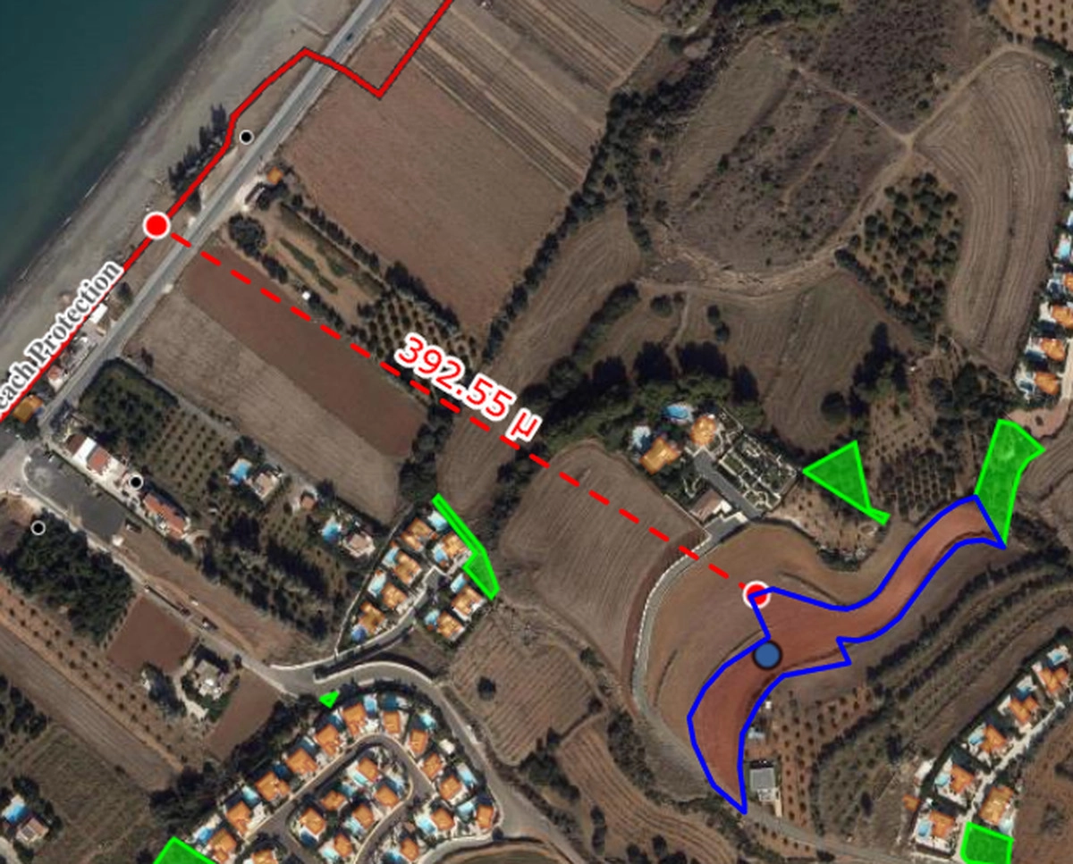 6,076m² Plot for Sale in Argaka, Paphos District