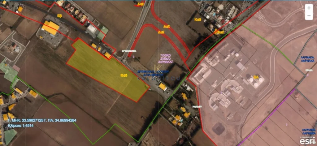 30,101m² Plot for Sale in Dromolaxia, Larnaca District