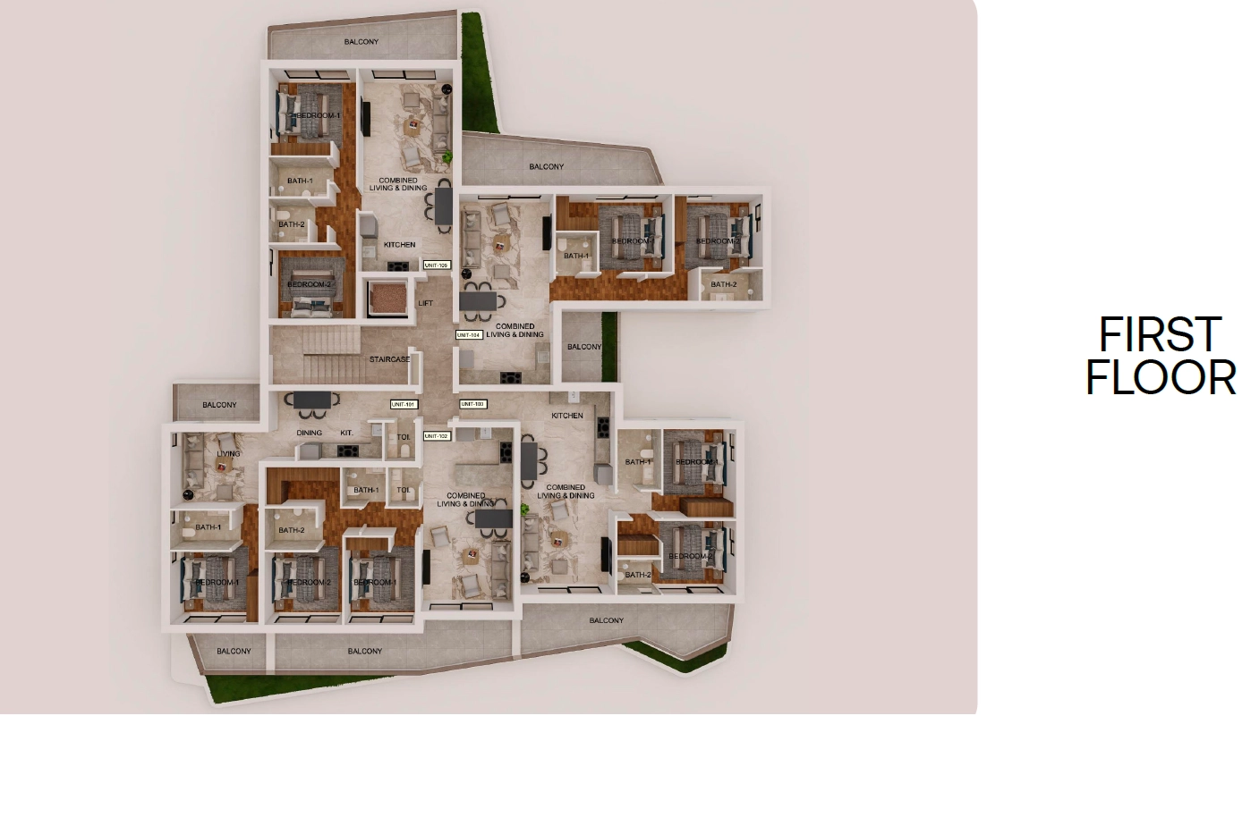 1 Bedroom Apartment for Sale