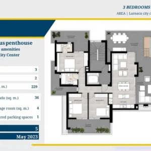 3 Bedroom Apartment for Sale in Larnaca District