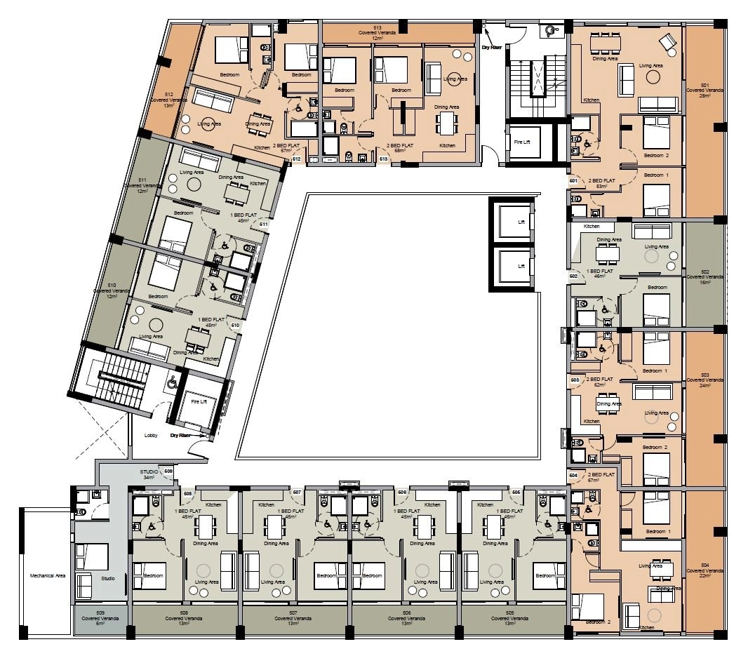 2 Bedroom Apartment for Sale in Limassol – Tsiflikoudia